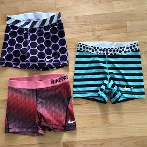 Nike pro shorts